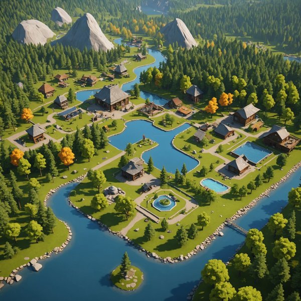 Quels sont les défis de la création d'un jeu de simulation de gestion de parc naturel ?